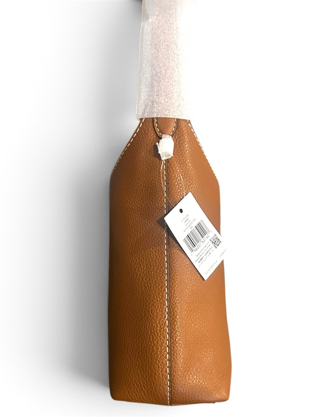 NWT Kate Spade Pick Stitch Warm Ginger Pebbled Leather Shoulder Bag KM482 - Picture 6 of 11